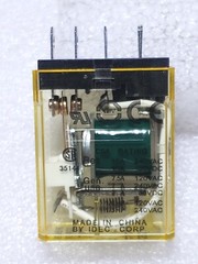2 Pcs.- IDEC RH1B-U-DC24V SPDT Contact, 24 VDC Compact Power Relay