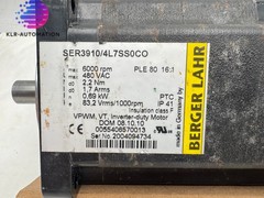 Berger Lahr SER3910/4L7SS0CO Industrial Inverter Duty Motor 480 VAC