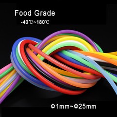 Food Safe Silicone Tubing Pipe Hose Milk Coffee Water Tube Multi color and size