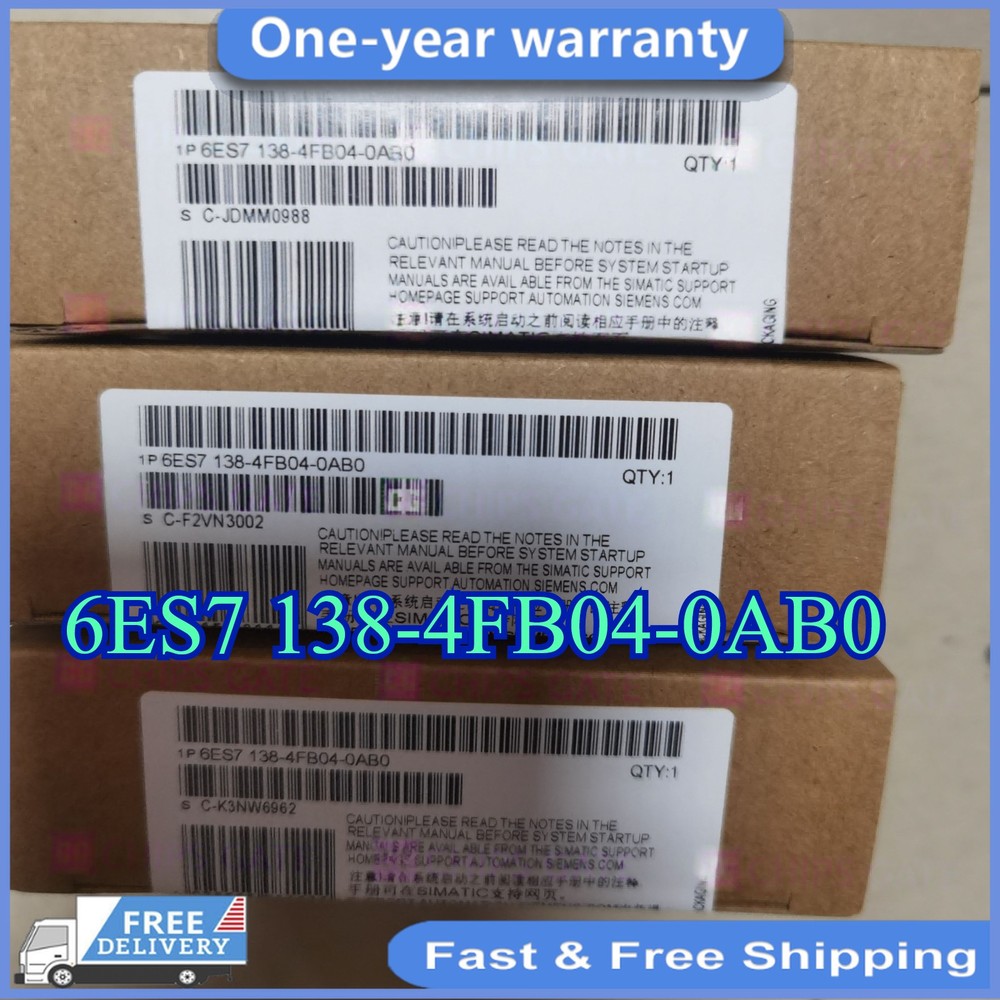 6ES7 138-4FB04-0AB0 1PCS NEW IN BOX Siemens 6ES7138-4FB04-0AB0 Module Fast Ship