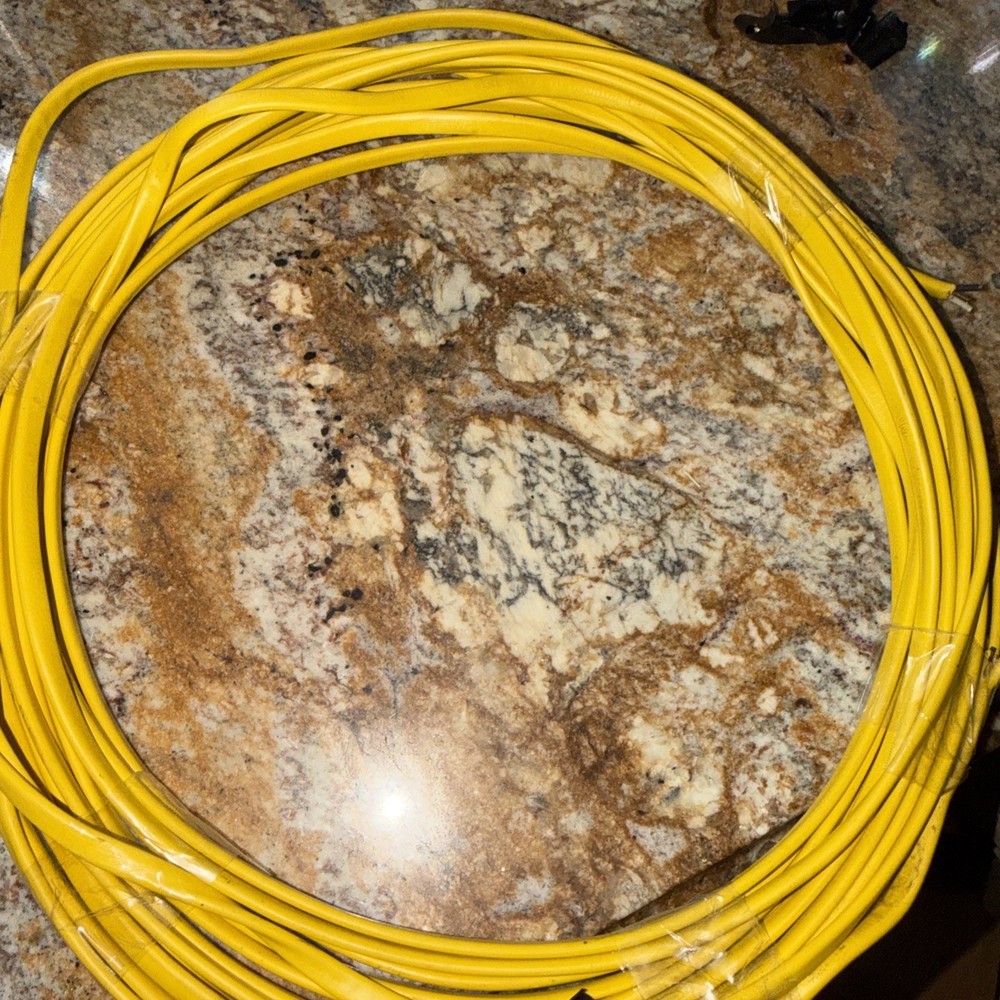 Yellow Romex Simpull Indoor Wire Copper Type NM-B Ground 50 Feet 600 Volt