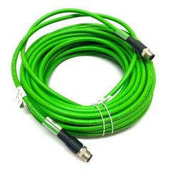 ABB 3HAC031924-002 ProfiNet Double Ended Cordset 4 Pin Male To Female 15m Length
