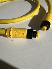 COOPER CROUSE-HINDS 5000118-4080SE MINI 4-POLE, MALE-FEMALE CABLE ASSEMBLY