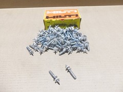 Hilti W6-20-22 D12 Box of 99 Threaded Stud Concrete Nail Fastener AK