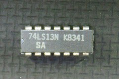 SN74LS13N DIP-14 DUAL GATE/HEX INVERTER Chip NOS