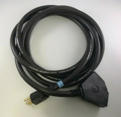 Unicor J-C-1270B 12FT Black Hazardous Locations Power Extension Cord 15A 125V