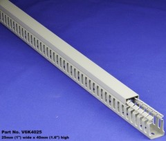1 Set- 1″x1.5″x2m Gray High Density Wiring Duct & Cover UL/CE/CSA Listed
