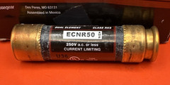 NEW – ECNR50 Edison 50A 250V RK5 Time-Delay Fuse – Lot of 10