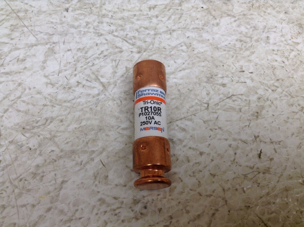 Ferraz Shawmut Gould TR10R 10 Amp Fuse Tri Onic TR 10R Mersen
