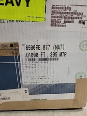 BELDEN 6506FE 1000ft Feeder Pack Box Still Full 1000ft 8 Cond 22 Ga Shielded