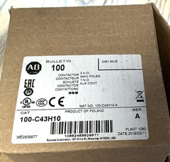Allen Bradley 100-C43H10 43 A 100-C CONTACTOR