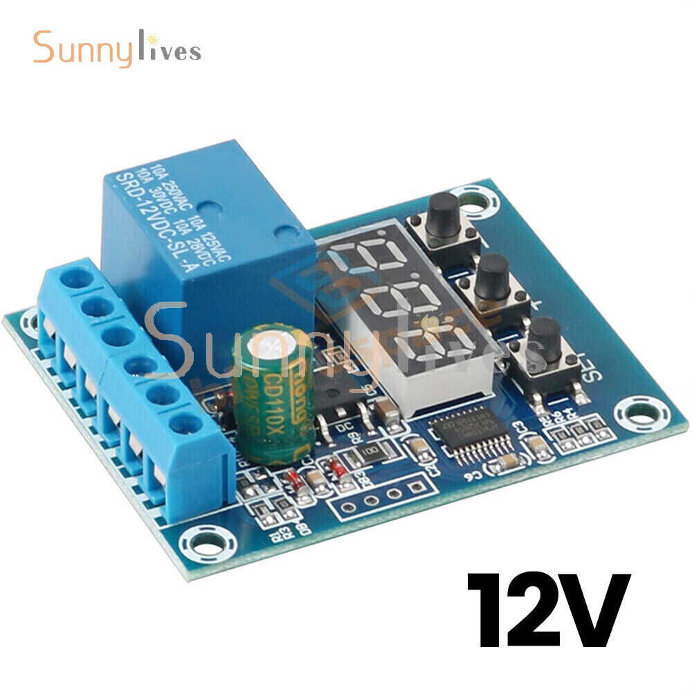 9V/12V/24V Voltage Detection Module Relay Circuit Monitoring Module 0-99.9V NEW