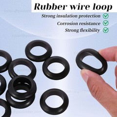 Wiring Grommets – Rubber Open Grommet – Cable Hole Plug Bung Wire Cable Protect