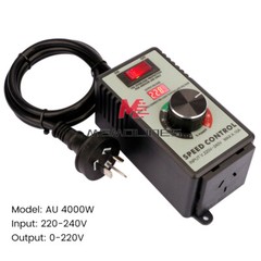4000W Electronic Voltage Regulator Stepless AC Motor Speed Controller 110V/220V