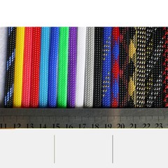 PET Nylon Expandable Braided Tube Sleeve Sheath Dense Car Audio Cable Wire 6MM