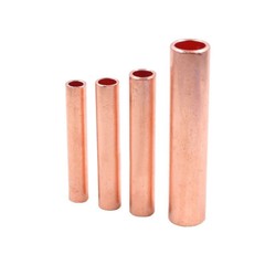Copper Tube Butt Splice Wiring Joint Connecting Pipe Copper Tube Crimp Terminal