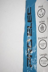 Pro Elec 140-1521 Electric Range Power Cord 125/250V 50A 4 ft 8/1 Gauge 3