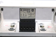 Schäfer/WAF installation module KT28 240VAC 3A 24VDC 1A with aluminium trim 140x72mm