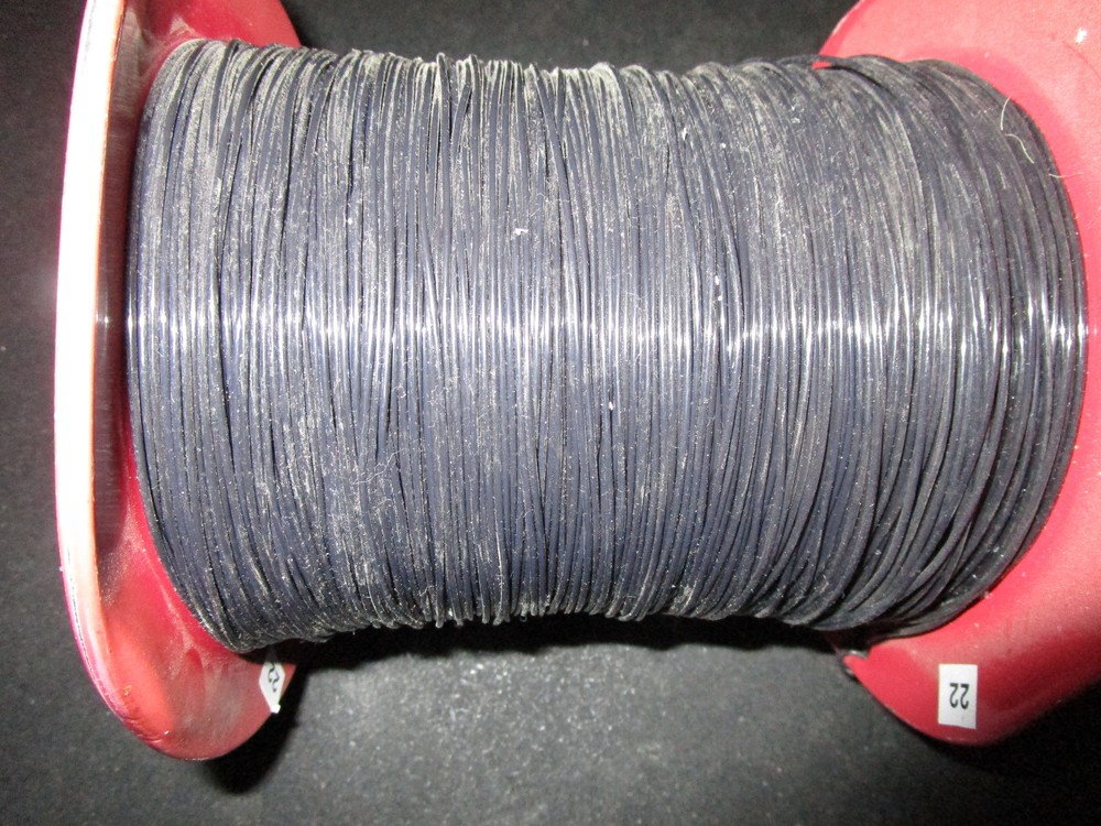 Thermax HMS2-1563-24-BUE-0 22 awg SPC Wire 19/36 str. Black 2000ft.