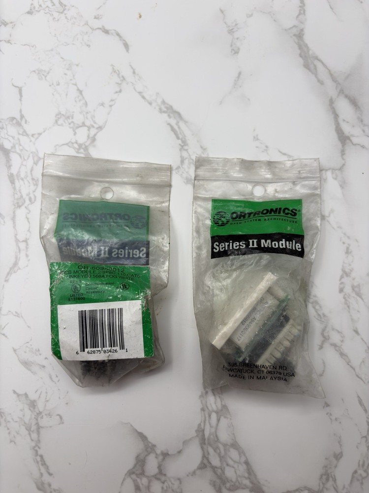 Legrand / Ortronics PCB OR-60950012, 2/8P8C, 110 CAT5e, Unkeyed, 568A, (2pcs)