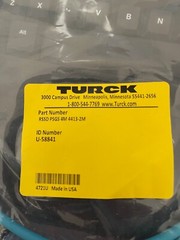 TURCK RSSD PSGS 4M 4413-2M, DOUBLE ENDED ETHERNET CORDSET, U-58841