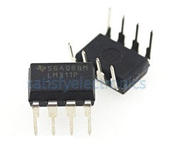 10PCS NEW LM311 LM311P IC DIFF COMP W/STROBE DIP-8