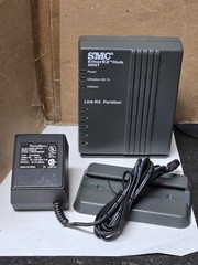 SMC EtherEZ 5-Port 10Base-T Hub 3605T With AC Power Adapter Tested