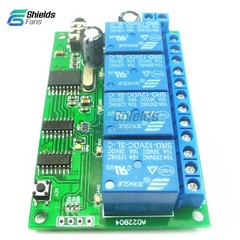 AD22B04 12V 4CH MT8870 DTMF Tone Signal Decoder Relay Phone Remote Control PLC