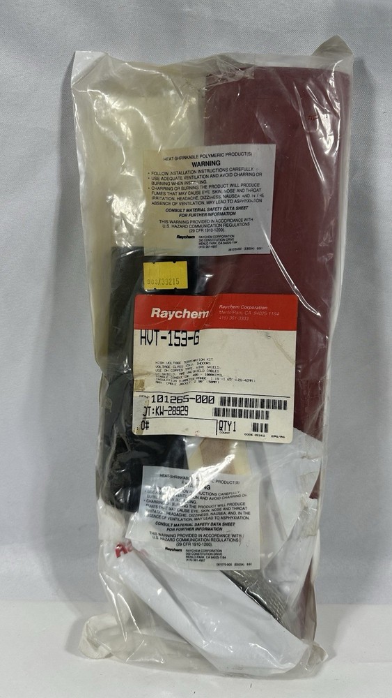 Raychem HVT-153-G 15kV Indoor High Voltage Termination Kit 400-1000 KCMIL