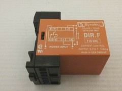 CROUZET DIRF-110A CURRENT CONTROL RELAY 110VAC 10A SPDT 240V DIN RAIL MOUNT NIB