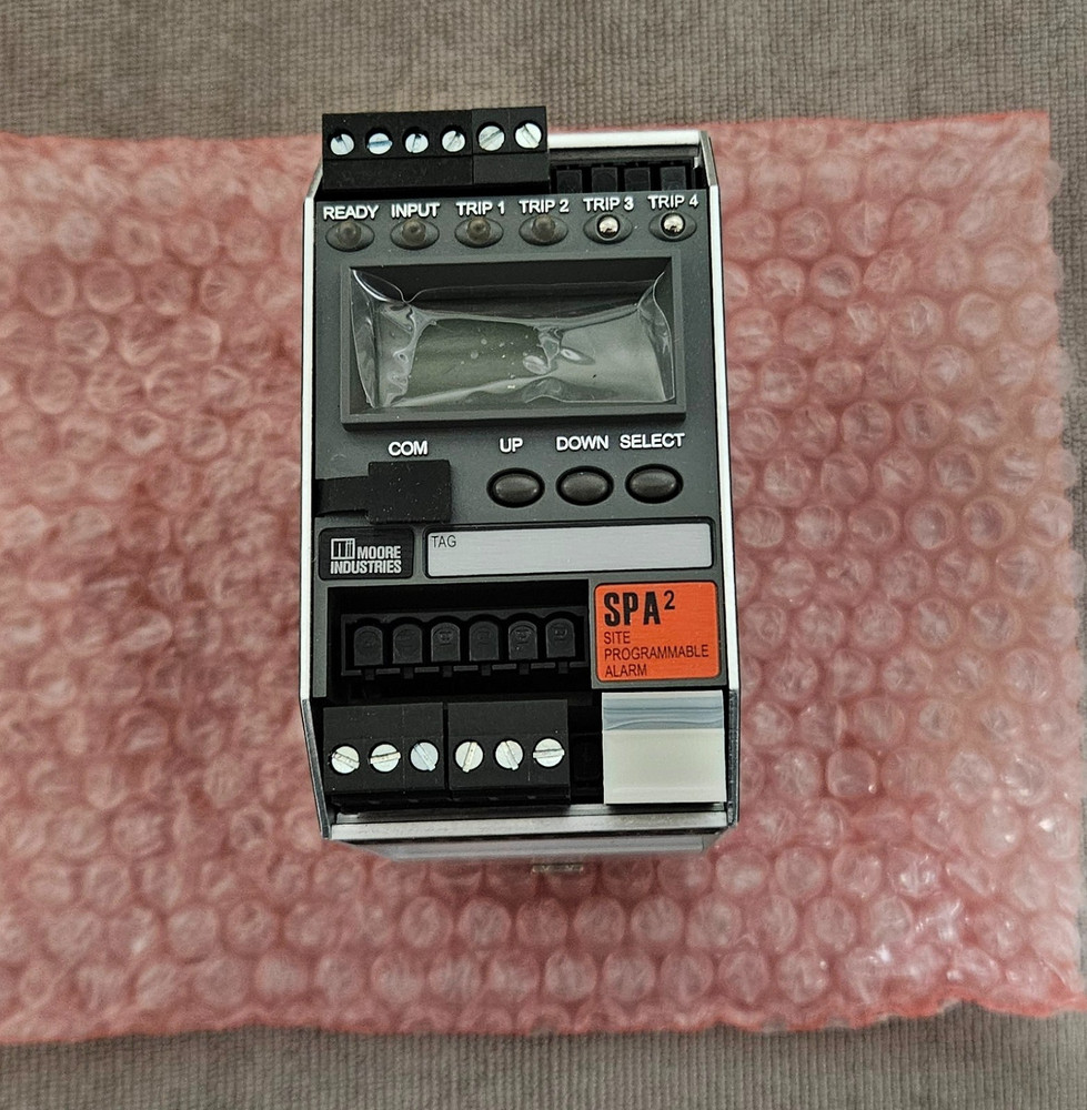 MOORE INDUSTRIES SPA2 Programmable Trip Alarm SPA2/HLPRG/2PRG/U [DIN]