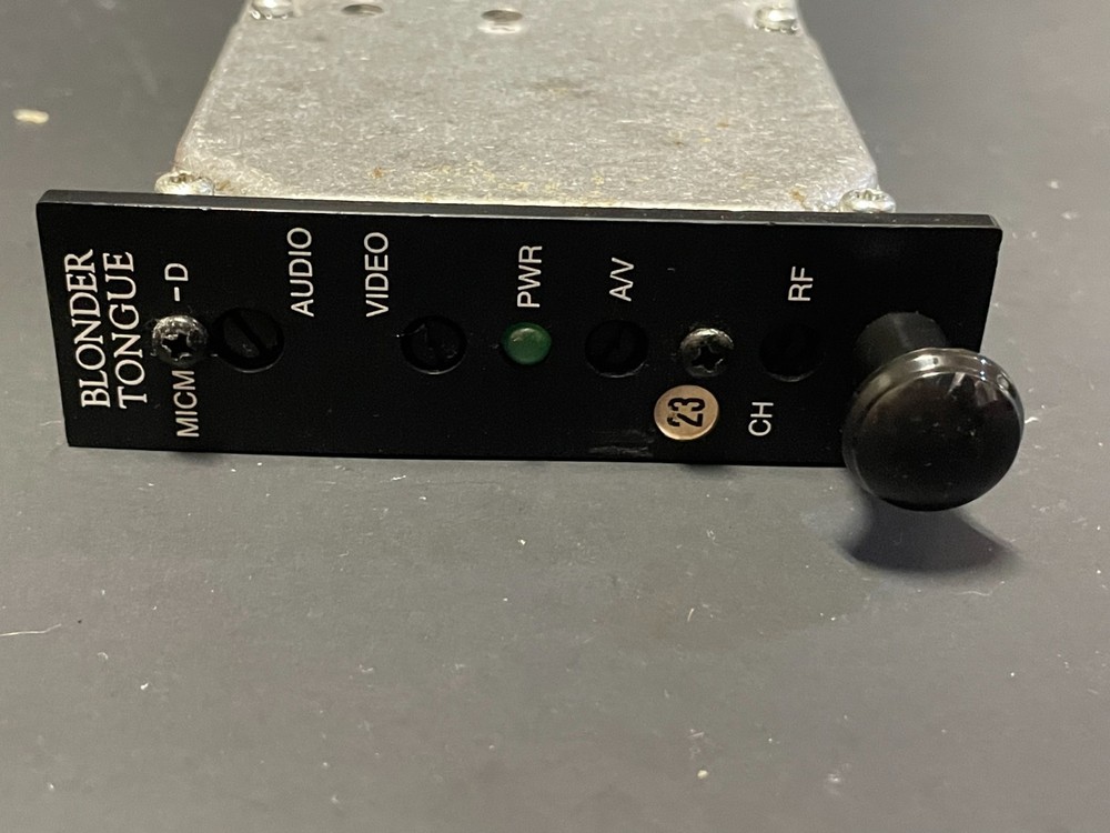 Blonder Tongue MICM-D Channel 23 Audio Video Fixed Channel Modulator 7797D 23 L2