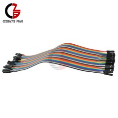5X40P 200Pcs color dupont cable 2.54mm 1p-1p 20cm Female to Female For Arduino