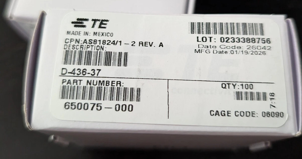 D-436-37 Blue Enviro Butt Splice, 100Pack – 650075-000