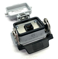 Mencom RJ45-06LS Panel Interface Connector with, RJ45, in a 06LS housing