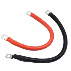 High Conductivity Copper Connecting Wire 20 Square Gauge Red and Black