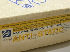 1pcs – National NS 2N6485 Dual N-Channel JFET – TO-71, Gold Pins, NOS, Genuine