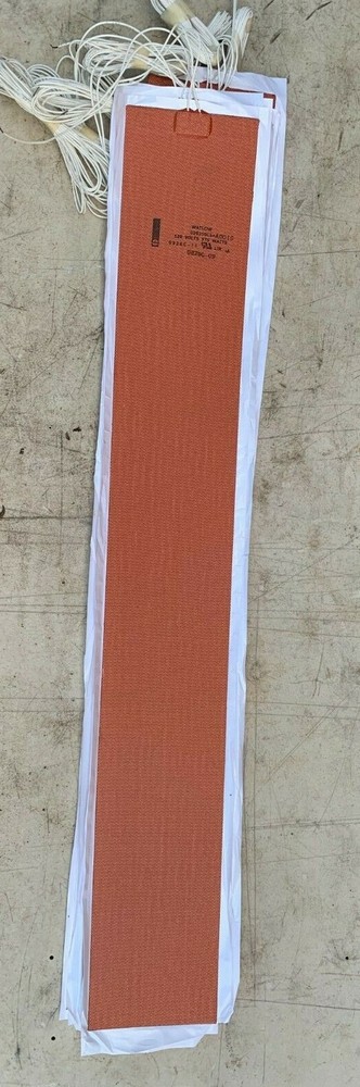 Watlow silicone heater strip 5 in X 35 in 120 volt 050350C1-A001S 875 WATTS