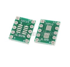 10PCS IC SOT23 SSOP10 MSOP10 UMAX to DIP 0.5/0.95mm Adapter PCB Board Converter