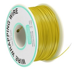 Wrapping Wire Tin Plated Copper Wire P/N DM-30-1000 30 AWG 200M Length Yellow