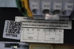 Legrand LE 44270 Transformer Isolating Transformer 2500VA