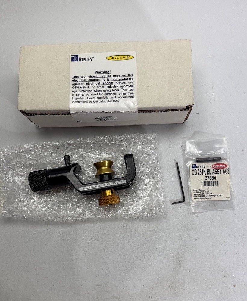 Ripley Miller ACS Armored Fiber Optic Cable Slitter – 37880 + Spare Blade – New