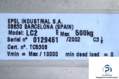 EPEL INDUSTRIAL LC2 MAX 500 KG SINGLE POINT LOAD CELL