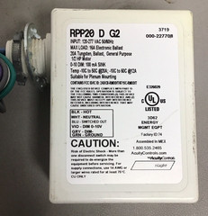ACUITY CONTOLS RPP20 D G2 OCCUPANCY CONTROLLED DIMMING Used? (r29)
