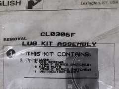 SQUARE D CL0306F Lug kit 30A to 60A NEW OLD STOCK (Safety switch series F )