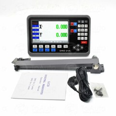 2 Axis LCD Digital Readout DRO 10″ 40″ Glass Linear Scale Encoder Sensor kit