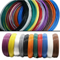 PTFE Electrical Wire High Temp Cable Silver-plated Copper 7/9/11/13/14/16/18AWG