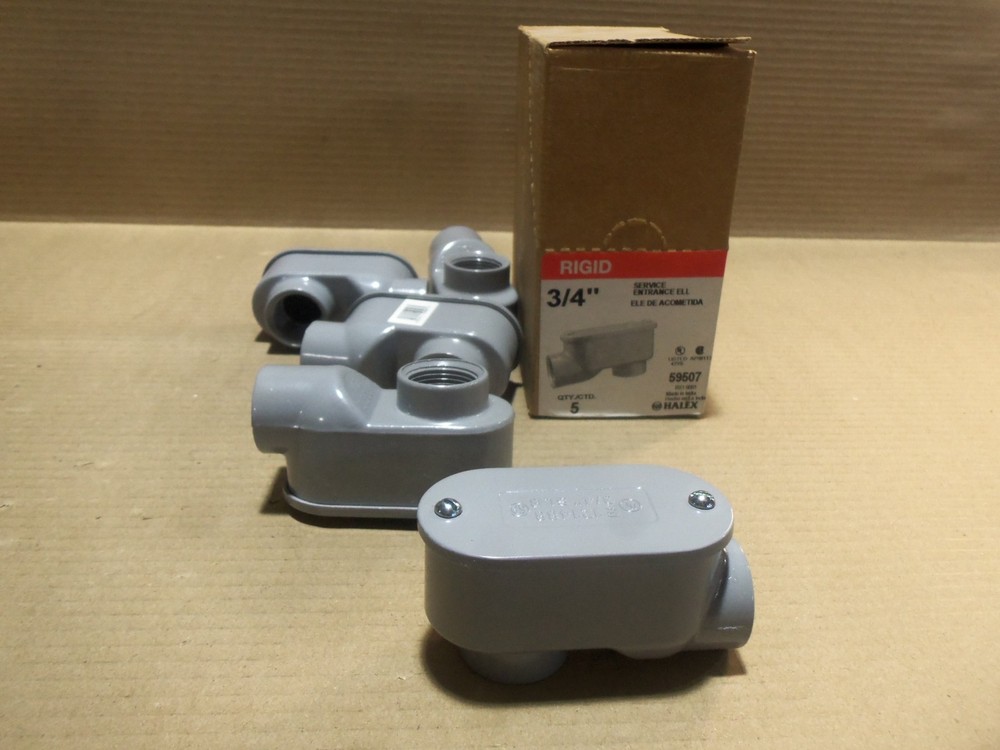 Halex 59507 Box of 5 3/4″ Service Entrance ELL AK