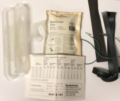 (1) SCOTCHCAST 3M 72-N2 SIGNAL AND CONTROL CABLE INLINE SPLICING KIT FREE SHIP