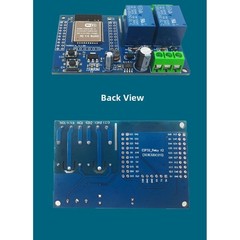 WROOM-32E Board Dual WiFi Relay Two Independent Channels Supports DC Up To 30V